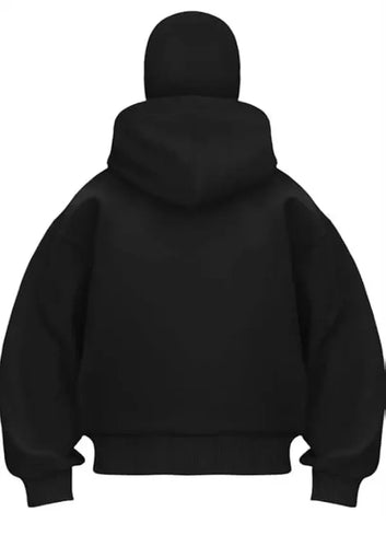 BE SAVAGE Balaclava Zipper Heavyweight Ninja Hoodies for Men